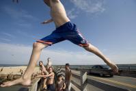 bridge jumping