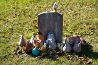 cemetery, grave stone
