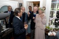 The toast by the best man.