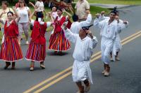 Dancing in the street.
