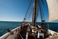 View from the bow.