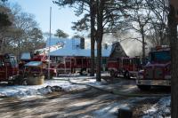 House fire is a drill