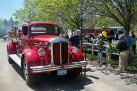 1952 antique fire truck on display.