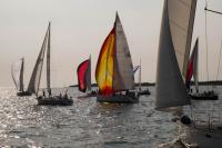 Many raised sail as they started.