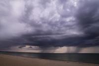 Clouds were also dramatic over State Beach. 