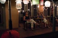 A night of friendship on the porch
