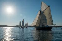 Sailors gather for the Salami Cup at Tarpaulin Cove.