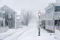 Streets became hazardous in the winter conditions.