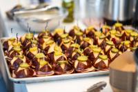 Varieties of sliders were on offer for the opening night.