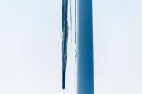 Broken blade on Vineyard Wind Turbine AW 38.
