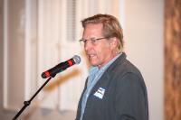 Everett Bramhall, so of Kib and Tess, told of his earliest memory fishing with his father.