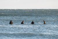 The surfing community is tight-knit.