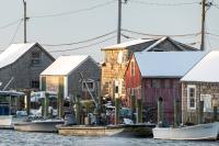 Early morning light on Menemsha harbor.