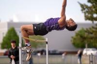 Keeping the eyes on the prize at the high jump.