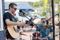 Live music was happening at various locations.
