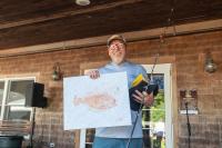 Chris Relmann wins a fish print.