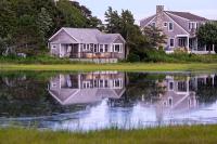 Reflections on Lagoon pond.
