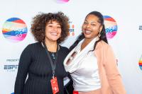 [l-r] Elana Williams, Indira Gooding.