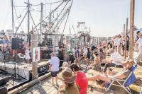 The dutcher dock is the center of the action.