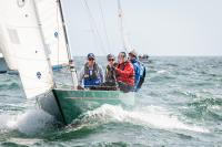 High wind and swell made for a wet weekend of sailing.