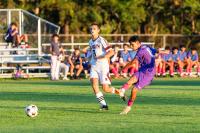 A shot on goal from a Vineyard player.