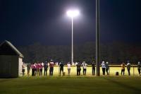 Night games under the lights brings the community out.