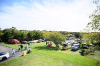 Perfect fall weather for the coveted cars.