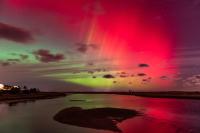 The colors danced as the night went on.