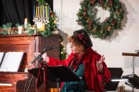 Shelagh Hackett performs as the narrator.